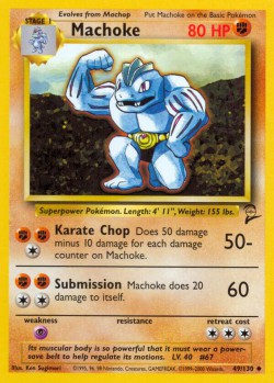 Carte Pokémon: Machoke