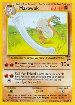 Carte Pokémon: Marowak