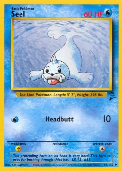 Carte Pokémon: Seel