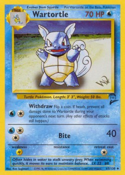 Carte Pokémon: Wartortle