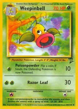 Carte Pokémon: Weepinbell