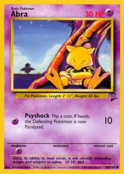 Carte Pokémon: Abra