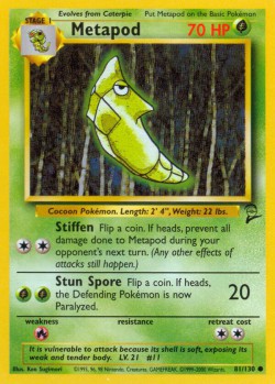 Carte Pokémon: Metapod