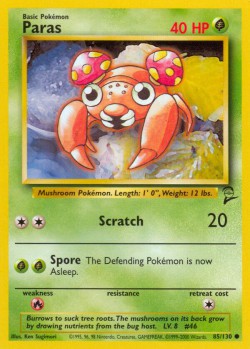 Carte Pokémon: Paras