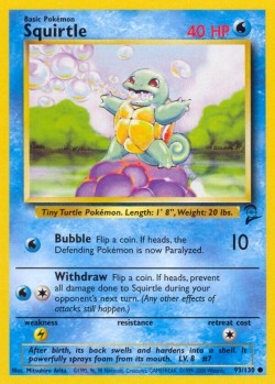 Carte Pokémon: Squirtle