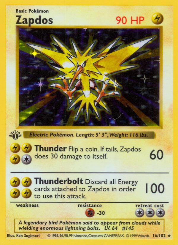 Carte Pokémon: Zapdos [Électhor]