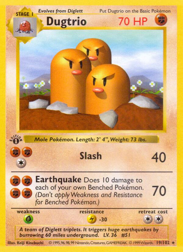 Carte Pokémon: Dugtrio [Triopikeur]