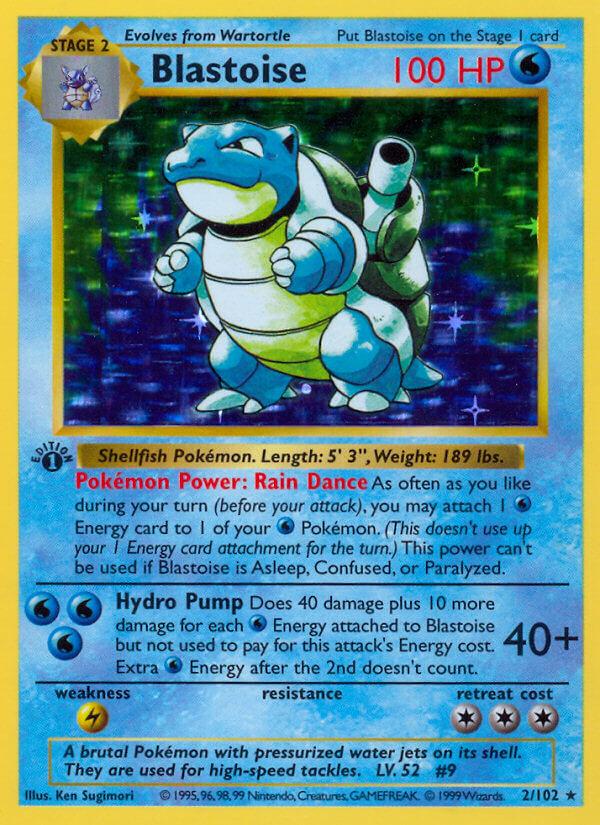 Carte Pokémon: Blastoise [Tortank]