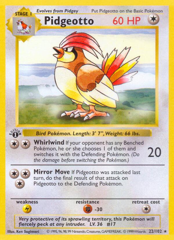 Carte Pokémon: Pidgeotto [Roucoups]