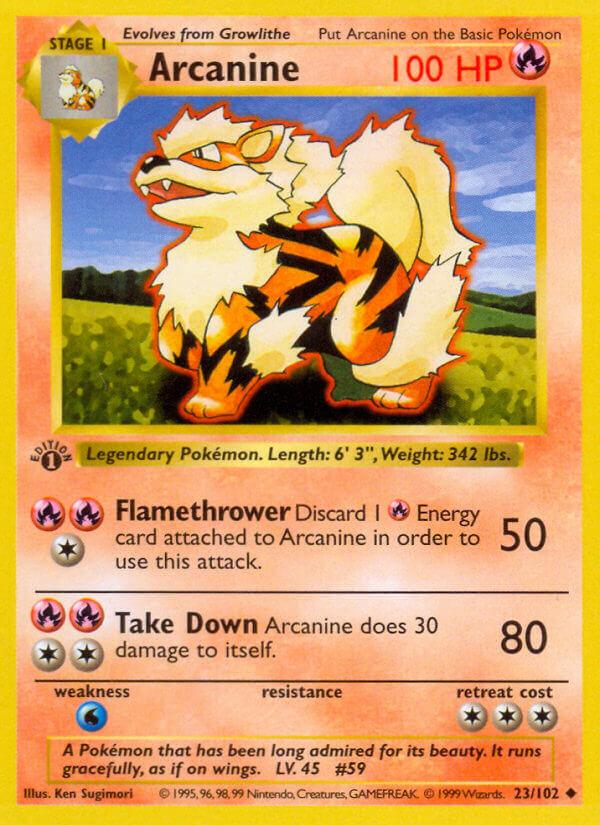 Carte Pokémon: Arcanine [Arcanin]