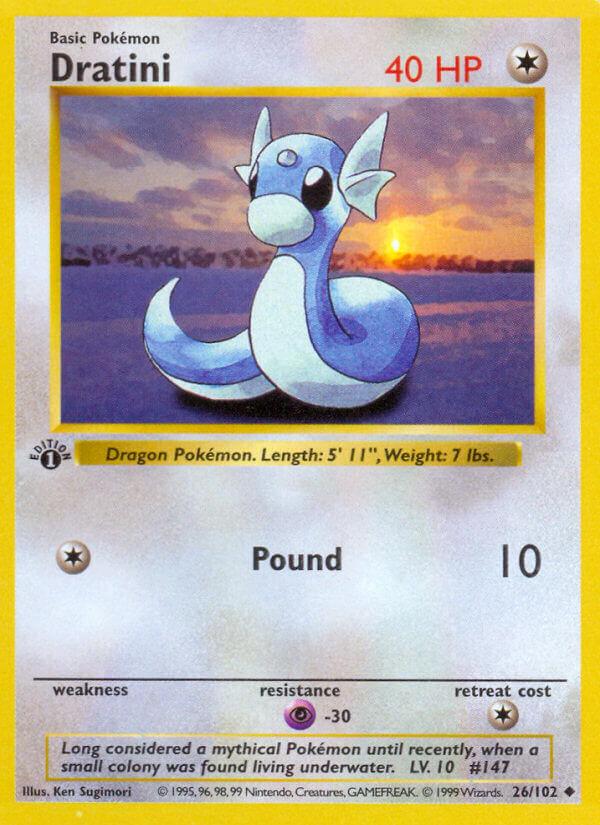 Carte Pokémon: Dratini [Minidraco]