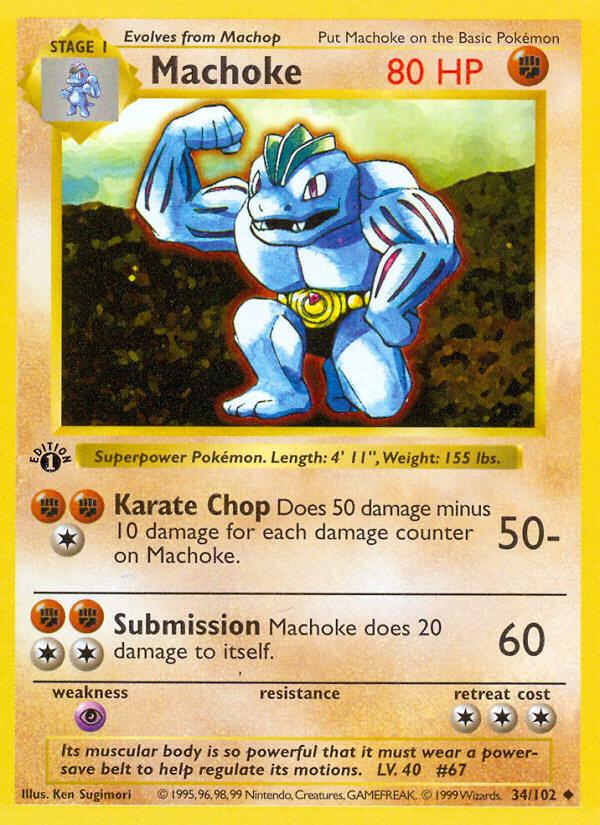 Carte Pokémon: Machoke [Machopeur]