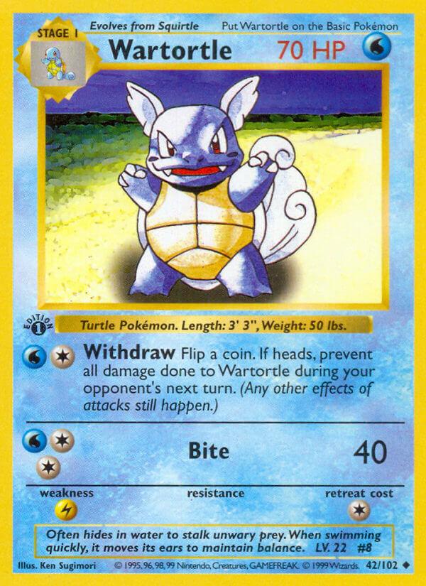 Carte Pokémon: Wartortle [Carabaffe]