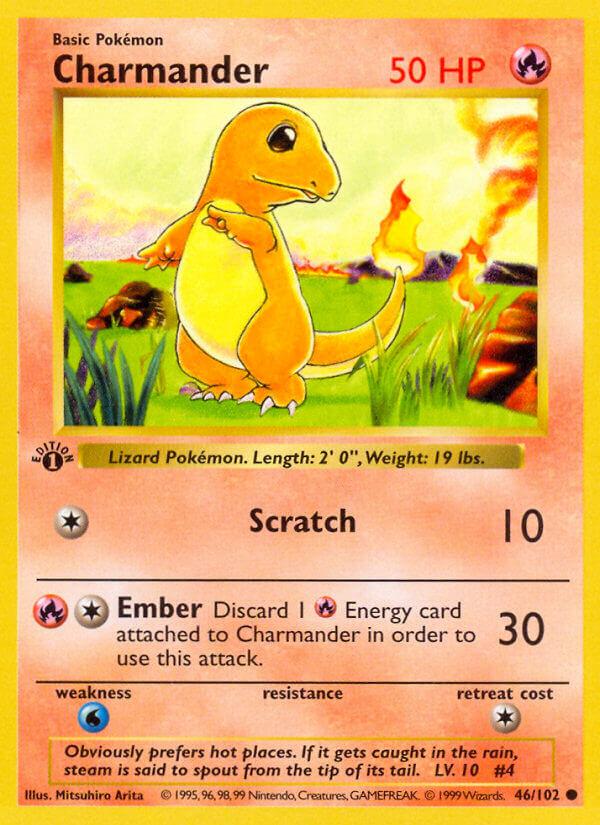 Carte Pokémon: Charmander [Salamèche]