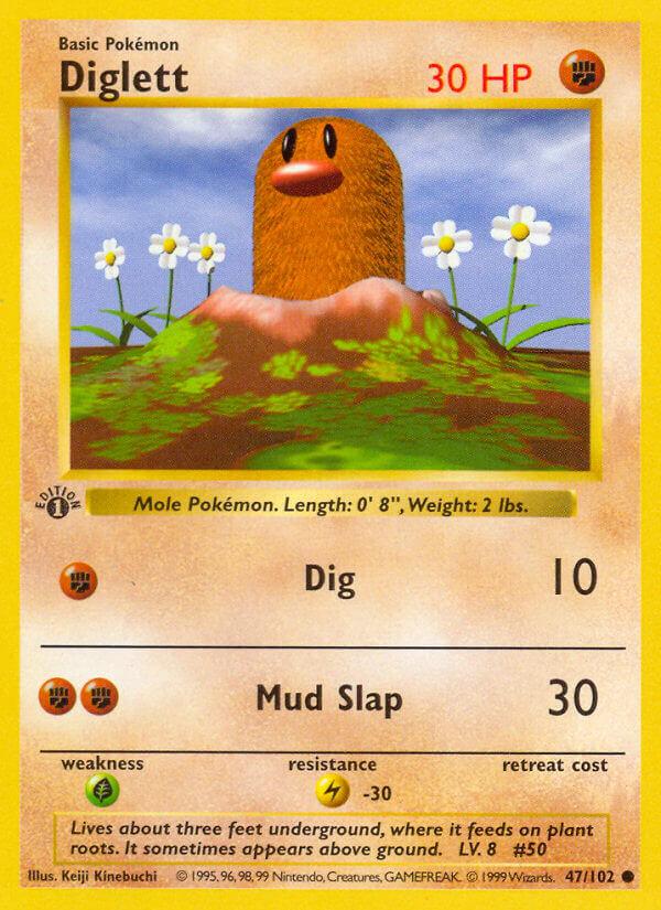 Carte Pokémon: Diglett [Taupiqueur]