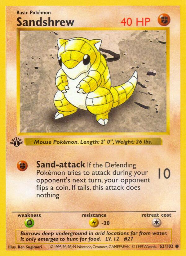 Carte Pokémon: Sandshrew [Sabelette]