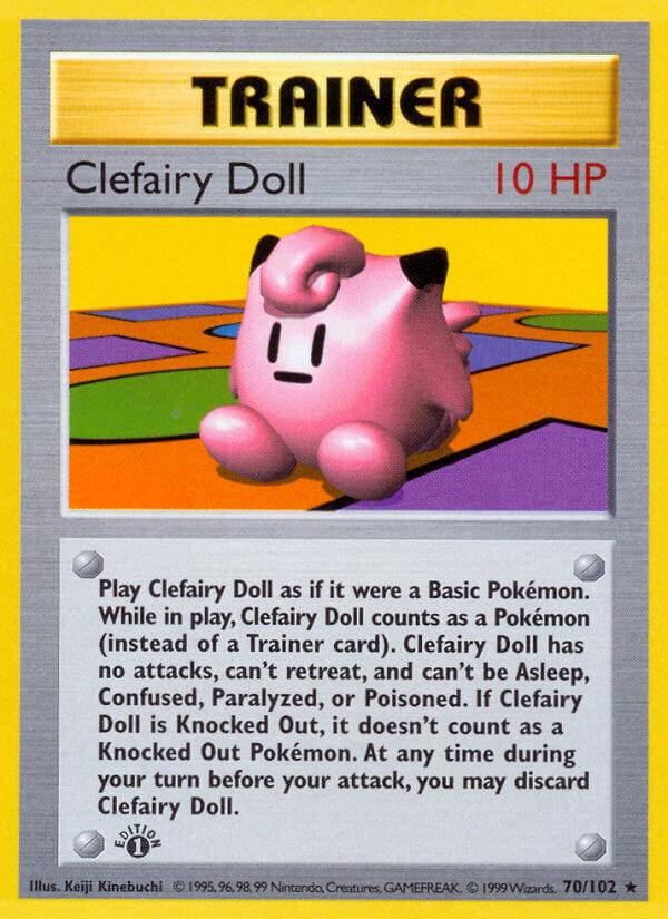 Carte Pokémon: Clefairy Doll [Peluche Mélofée]