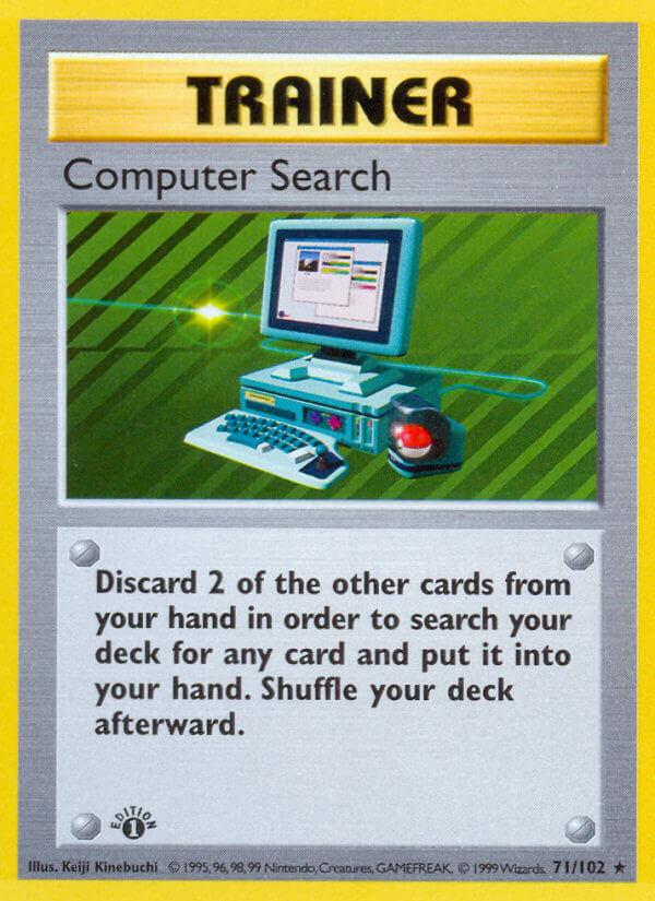 Carte Pokémon: Computer Search [Recherche informatique]