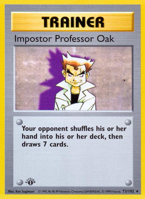 Carte Pokémon: Imposter Professor Oak [Faux Professeur Chen]