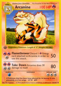 Carte Pokémon: Arcanine