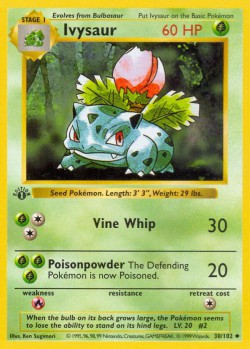 Carte Pokémon: Ivysaur