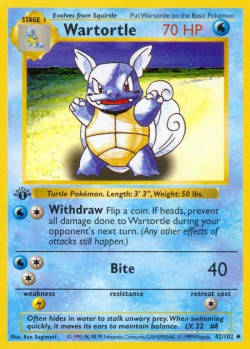 Carte Pokémon: Wartortle