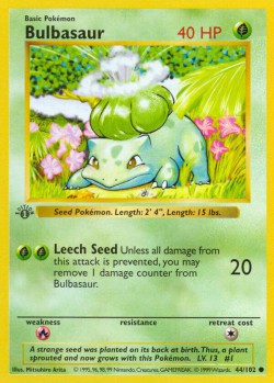 Carte Pokémon: Bulbasaur