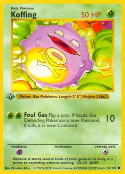 Carte Pokémon: Koffing