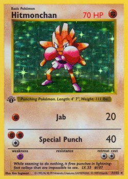 Carte Pokémon: Hitmonchan