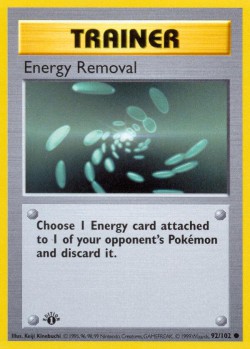 Carte Pokémon: Energy Removal