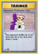 Carte Pokémon: Faux Professeur Chen