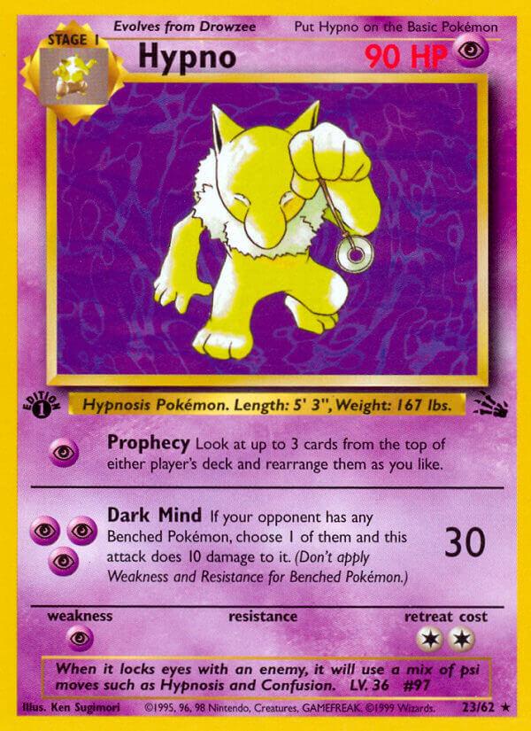 Carte Pokémon: Hypno [Hypnomade]