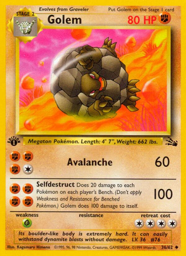 Carte Pokémon: Golem [Grolem]