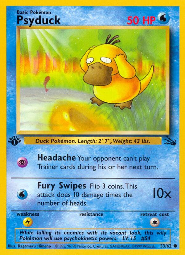 Carte Pokémon: Psyduck [Psykokwak]