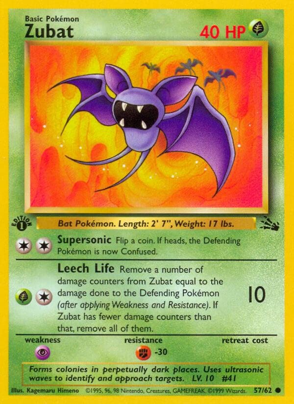 Carte Pokémon: Zubat [Nosferapti]