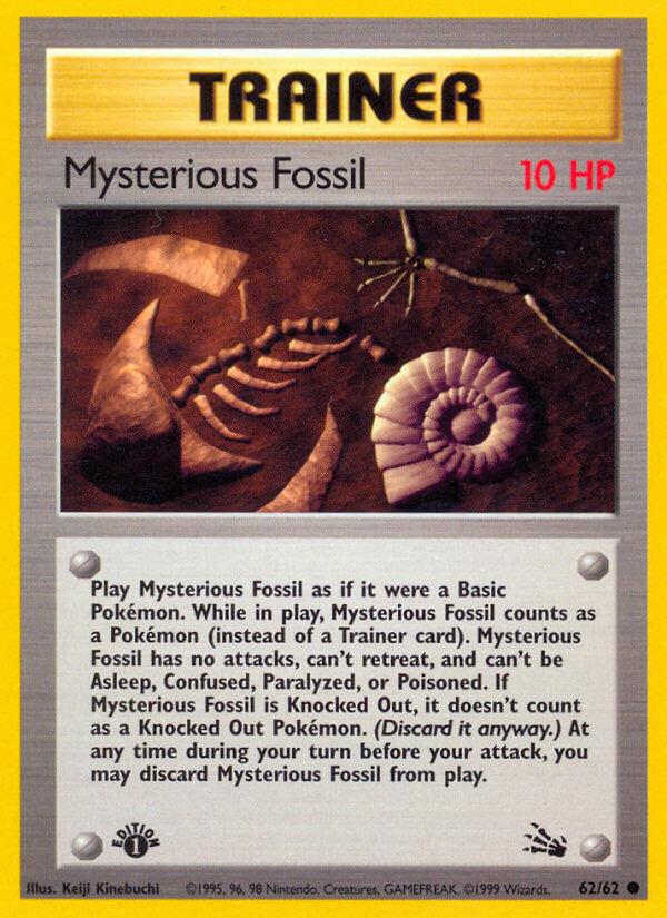 Carte Pokémon: Mysterious Fossil [Mystérieux Fossile]