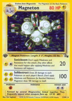 Carte Pokémon: Magneton