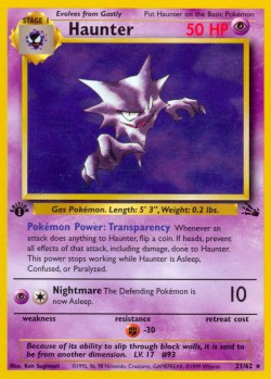 Carte Pokémon: Haunter