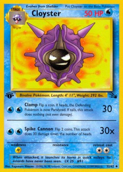 Carte Pokémon: Cloyster