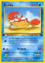 Carte Pokémon: Krabby