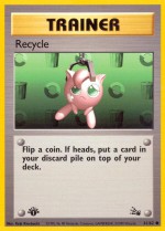 Carte Pokémon: Recyclage