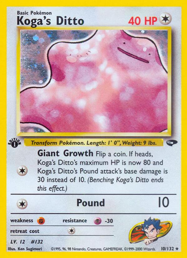 Carte Pokémon: Koga's Ditto [Métamorph de Koga]