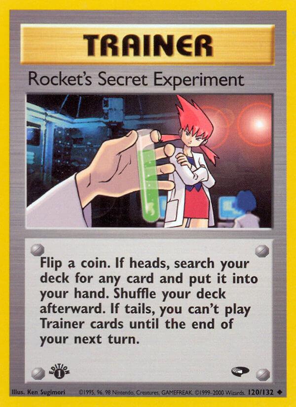 Carte Pokémon: Rocket's Secret Experiment [Expérience Secrète de Rocket]
