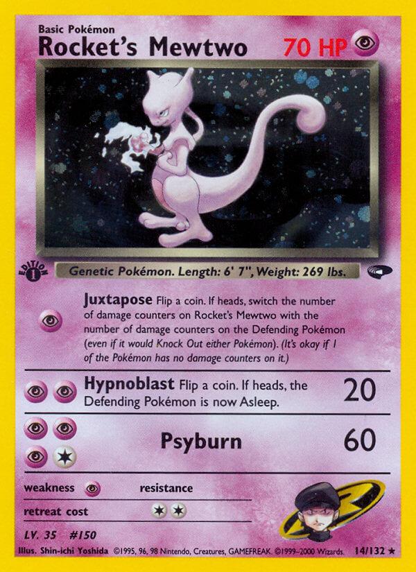 Carte Pokémon: Rocket's Mewtwo [Mewtwo de Rocket]