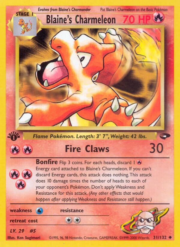 Carte Pokémon: Blaine's Charmeleon [Reptincel d'Auguste]