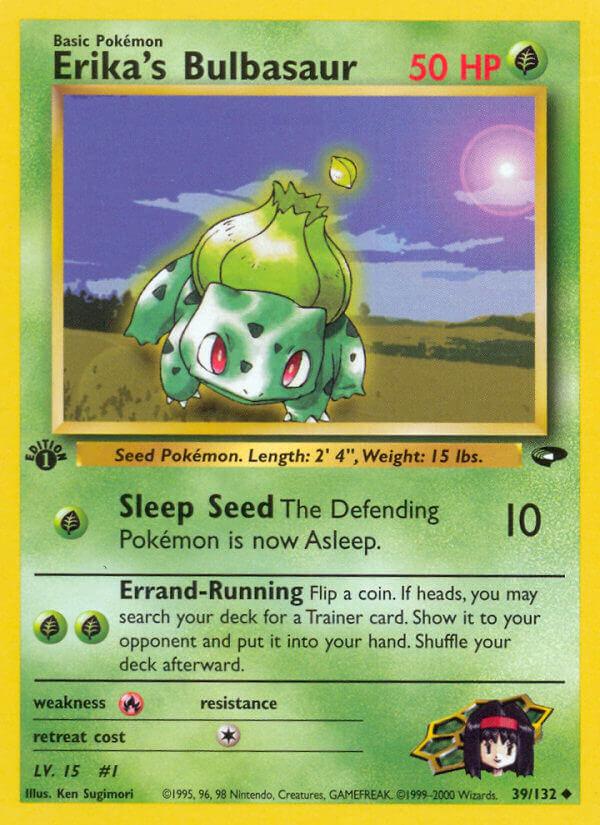 Carte Pokémon: Erika's Bulbasaur [Bulbizarre d'Erika]