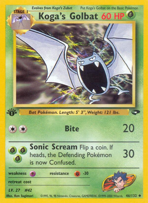 Carte Pokémon: Koga's Golbat [Nosferalto de Koga]