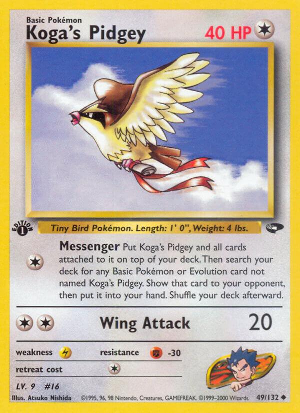 Carte Pokémon: Koga's Pidgey [Roucool de Koga]