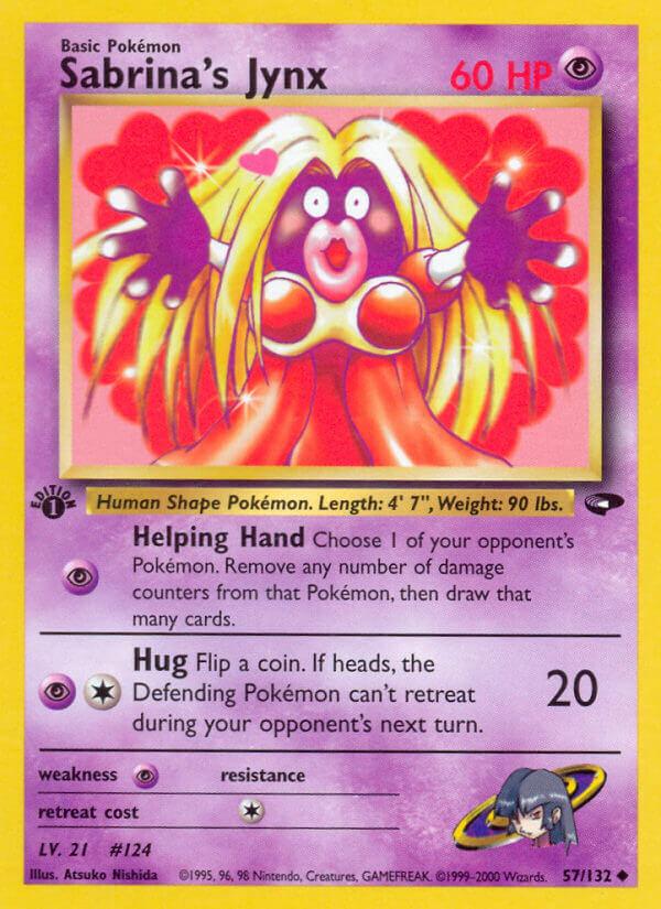 Carte Pokémon: Sabrina's Jynx [Lippoutou de Morgane]