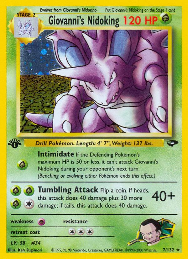 Carte Pokémon: Giovanni's Nidoking [Nidoking de Giovanni]